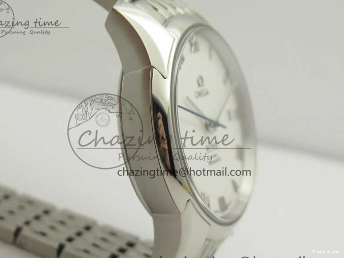 0512 De Ville Hour Vision 41mm SS VSF 1:1 Best Edition White Dial on SS Bracelet A8500 Super Clone Casual 7946